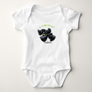 Body Para Bebê Hora de Reprodução do Black Cocker Spaniel
