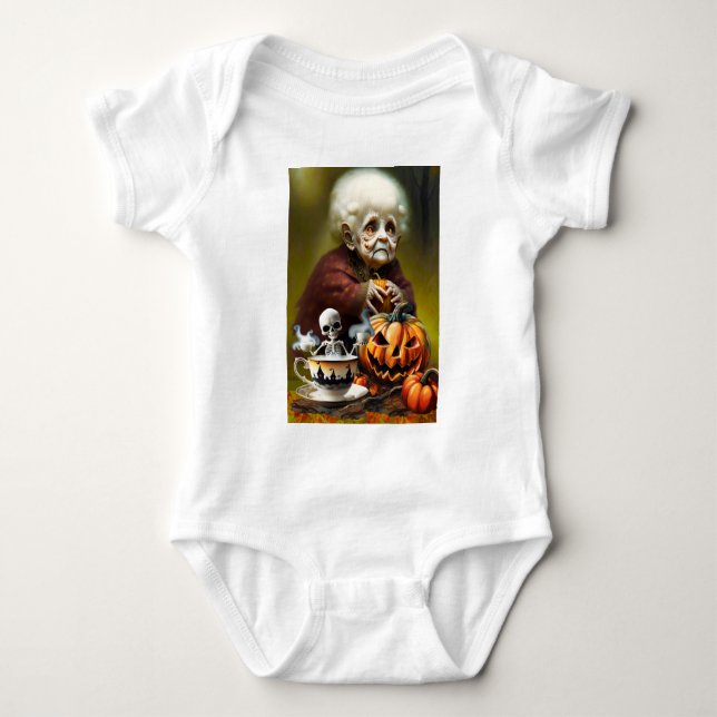 Body Para Bebê Hora do Chá de Todos os Santos (Frente)