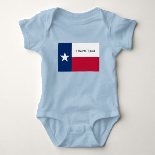 Body Para Bebê Houston, macacão-bebê do Texas, dorminhoca