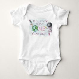Body Para Bebê Houston Temos uma menina de um ano!