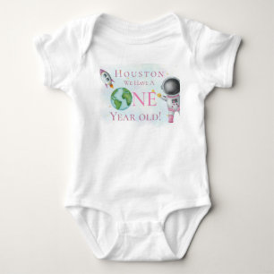 Body Para Bebê Houston Temos uma menina de um ano!