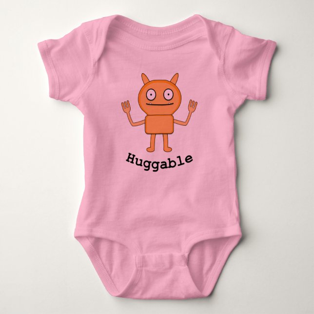 Body Para Bebê Huggable - Bebê Jersey Bodycase (Frente)