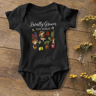 Body Para Bebê Humanozinho Engraçado Cultivado Localmente Cogumel