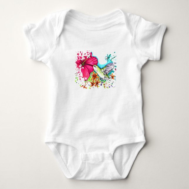 Body Para Bebê Hummingbird (Frente)