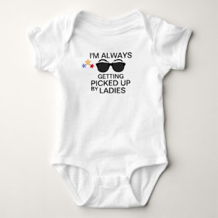 Body Para Bebê Humor de Bebê - Bodysuit de Jersey para Bebê