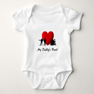 Body Para Bebê I Heart Rock & Roll Baby Bodyfit