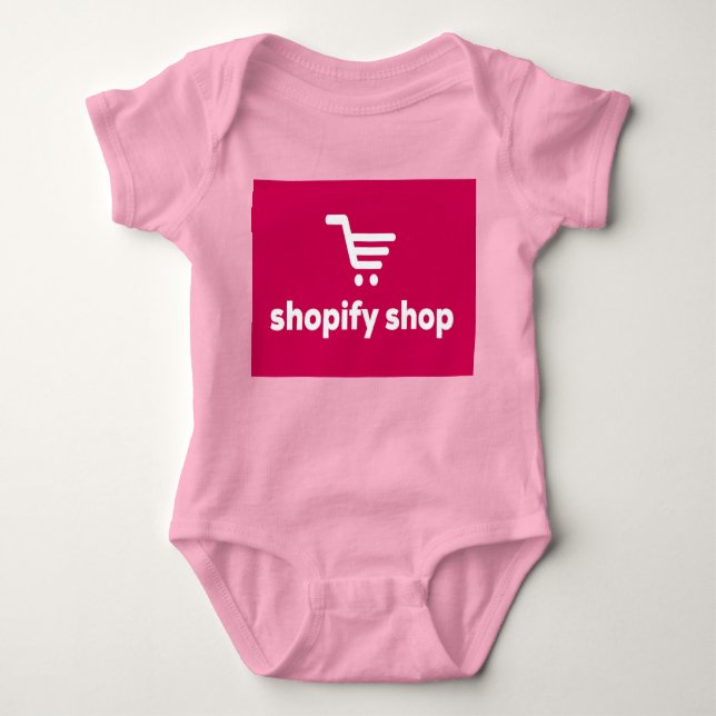 Body Para Bebê I will do shopify logo design (Frente)