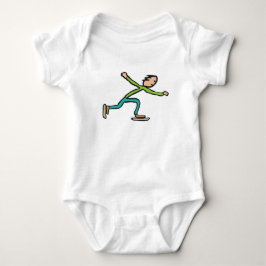 Body Para Bebê Ice Skating