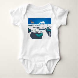 Body Para Bebê Icebergs ao sol