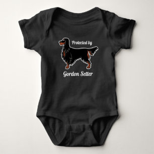 Body Para Bebê Ícone do Gordon Setter
