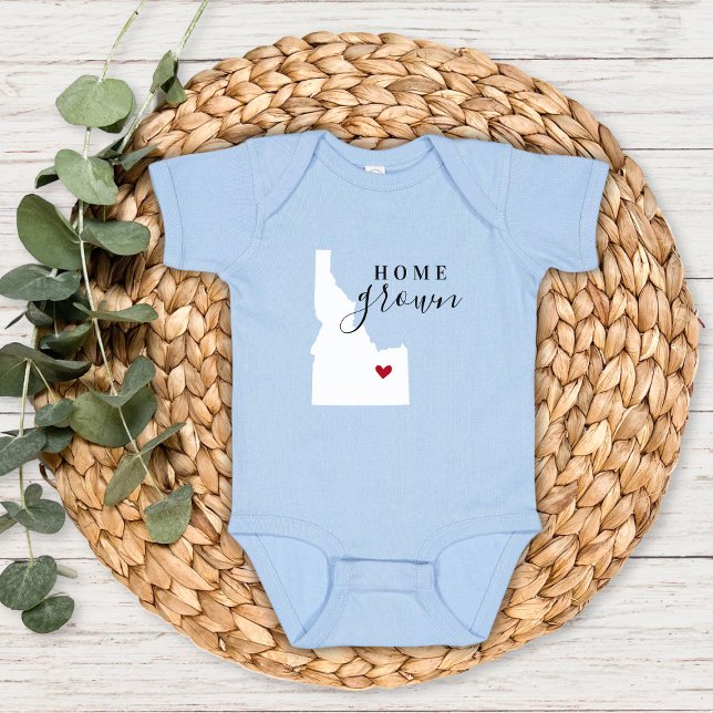 Body Para Bebê Idaho Home Grown State Tee (Criador carregado)