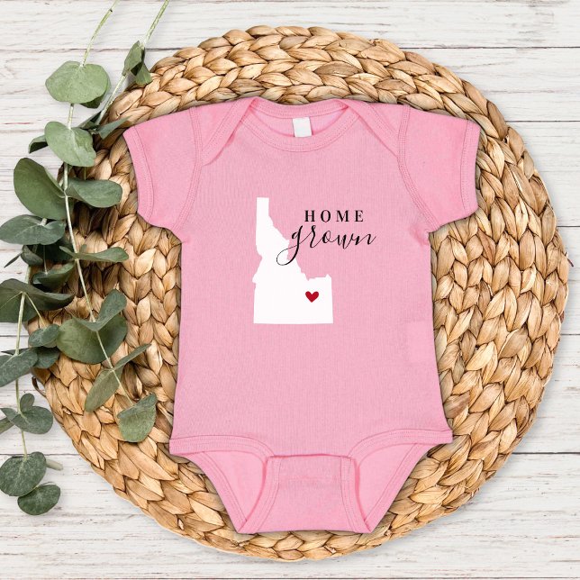 Body Para Bebê Idaho Home Grown State Tee (Criador carregado)
