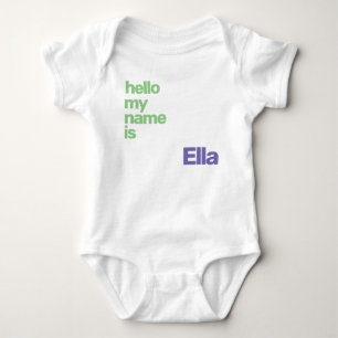 Body Para Bebê ideia de presente novo bebê pequeno e roxo moderno