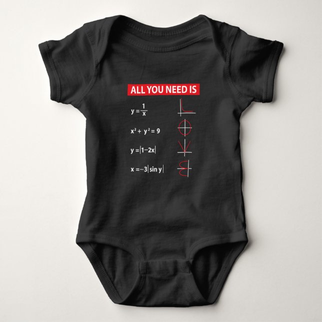 Body Para Bebê Ideia do presente do professor de matemática da (Frente)