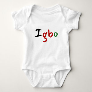 Body Para Bebê Igbo de corte