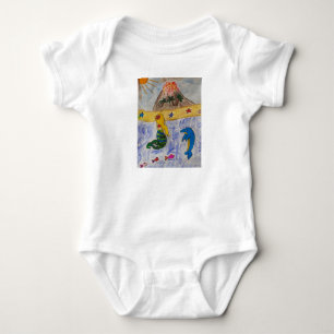 Body Para Bebê Ilha da Sereia