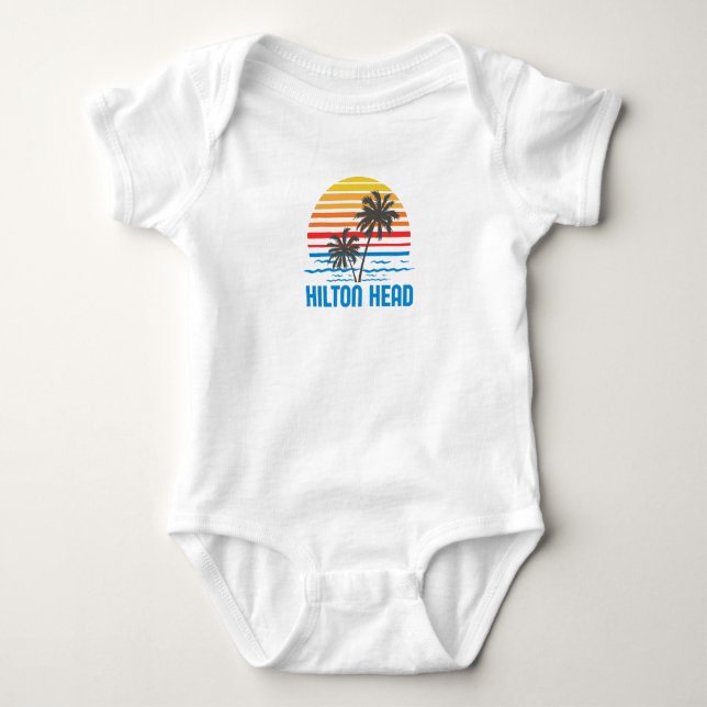Body Para Bebê Ilha de Hilton Head (Frente)