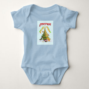 Body Para Bebê Iluminação de Natal
