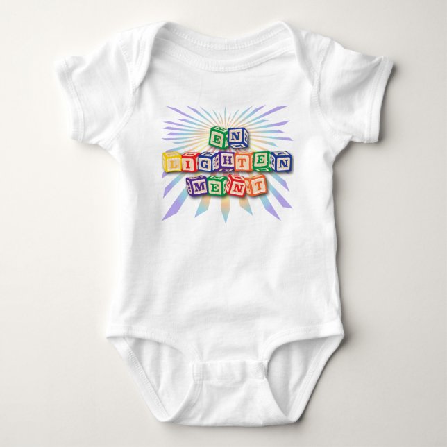 Body Para Bebê Iluminismo Bloqueia Bebê Roupa (Frente)