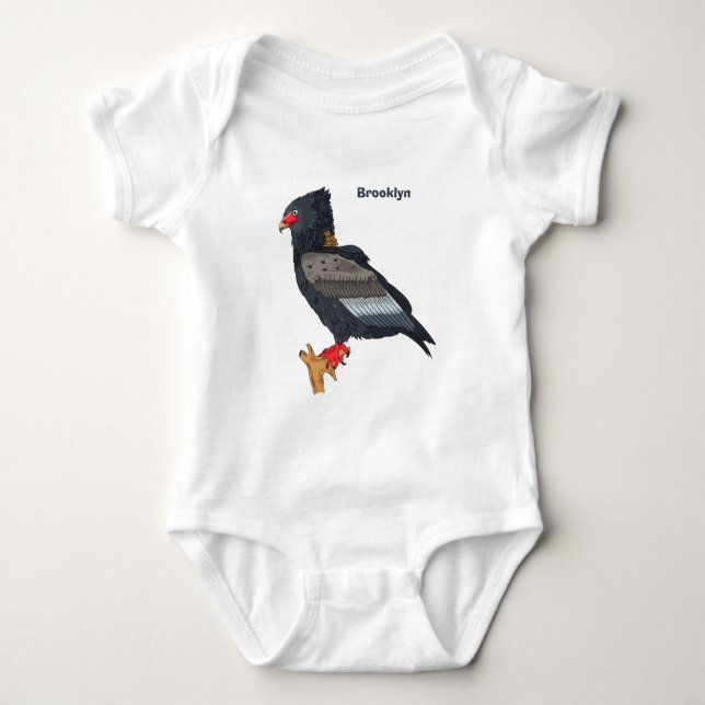 Body Para Bebê Ilustração Bateleur Eagle (Frente)