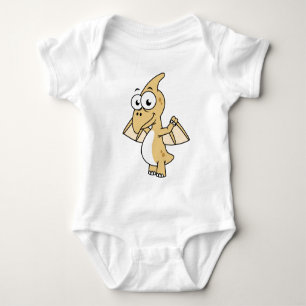 Body Para Bebê Ilustração Bela De Um Pterodactilo. 2