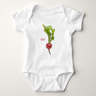 Body Para Bebê Ilustração de desenho animado