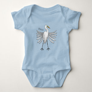 Body Para Bebê ilustração de desenho animado de aves do excelente