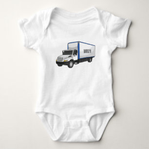 Body Para Bebê Ilustração de desenho animado de caminhão