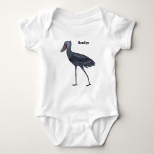 Body Para Bebê Ilustração de desenho animado de pássaros