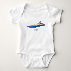 Body Para Bebê Ilustração de desenho em Yacht