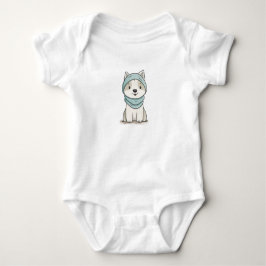 Body Para Bebê Ilustração do Rouco Cozy - Vinheta de vinilo com c