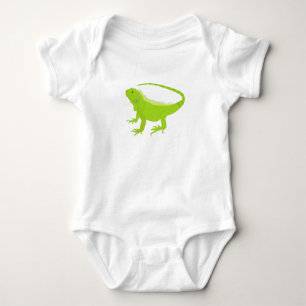 Body Para Bebê Ilustração Iguana Lizard