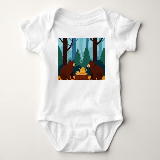 Body Para Bebê Ilustração infantil (Frente)