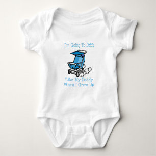 Body Para Bebê Im indo derivar como meu pai quando eu crescer