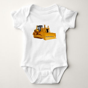 Body Para Bebê Imagem Bulldozer para Jersey Bodycase
