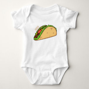 Body Para Bebê Imagem de desenho animado do Taco