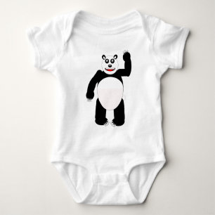 Body Para Bebê Imagem de Panda Design Baby Jersey Bodycase