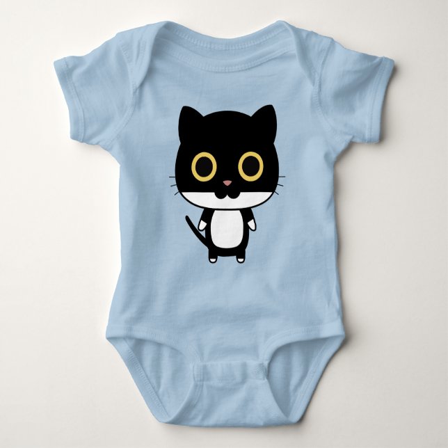 Body Para Bebê Imagem de Panda Design Baby Jersey Bodycase (Frente)