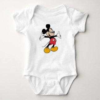 Body Para Bebê Imagem do mouse Mickey, uma peça