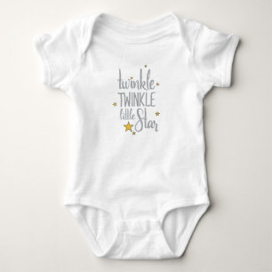 Body Para Bebê Imagem Twinkle Twinkle Rhymes do Enfermeiro Desenh