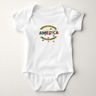 Body Para Bebê Independência Dia da América