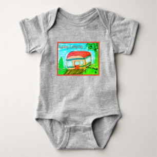 Body Para Bebê Indo ao acampamento