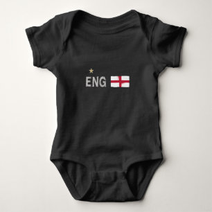 Body Para Bebê Inglaterra Fan Shirt English Flag