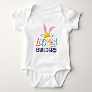 Body Para Bebê INSETOS BUNNY BUILDERS™ Logotipo empilhado do dur