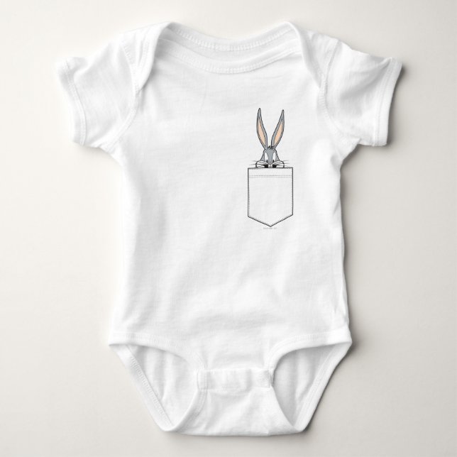 Body Para Bebê INSETOS BUNNY™ Saindo Do Bolso (Frente)