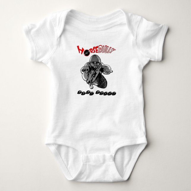 Body Para Bebê INTIMIDAÇÃO BEBÊ dos bebês do " (Frente)