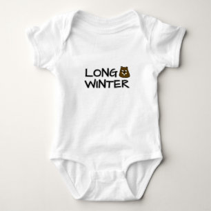Body Para Bebê Inverno longo