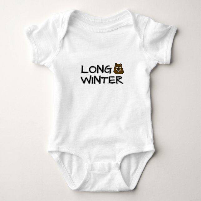 Body Para Bebê Inverno longo (Frente)