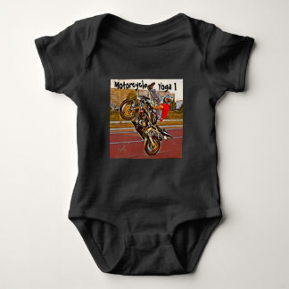 Body Para Bebê Ioga 1 da motocicleta