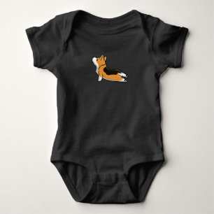 Body Para Bebê Ioga do Corgi